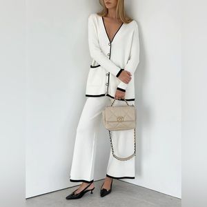 NWT Contrast Trim “Old Money” Set
